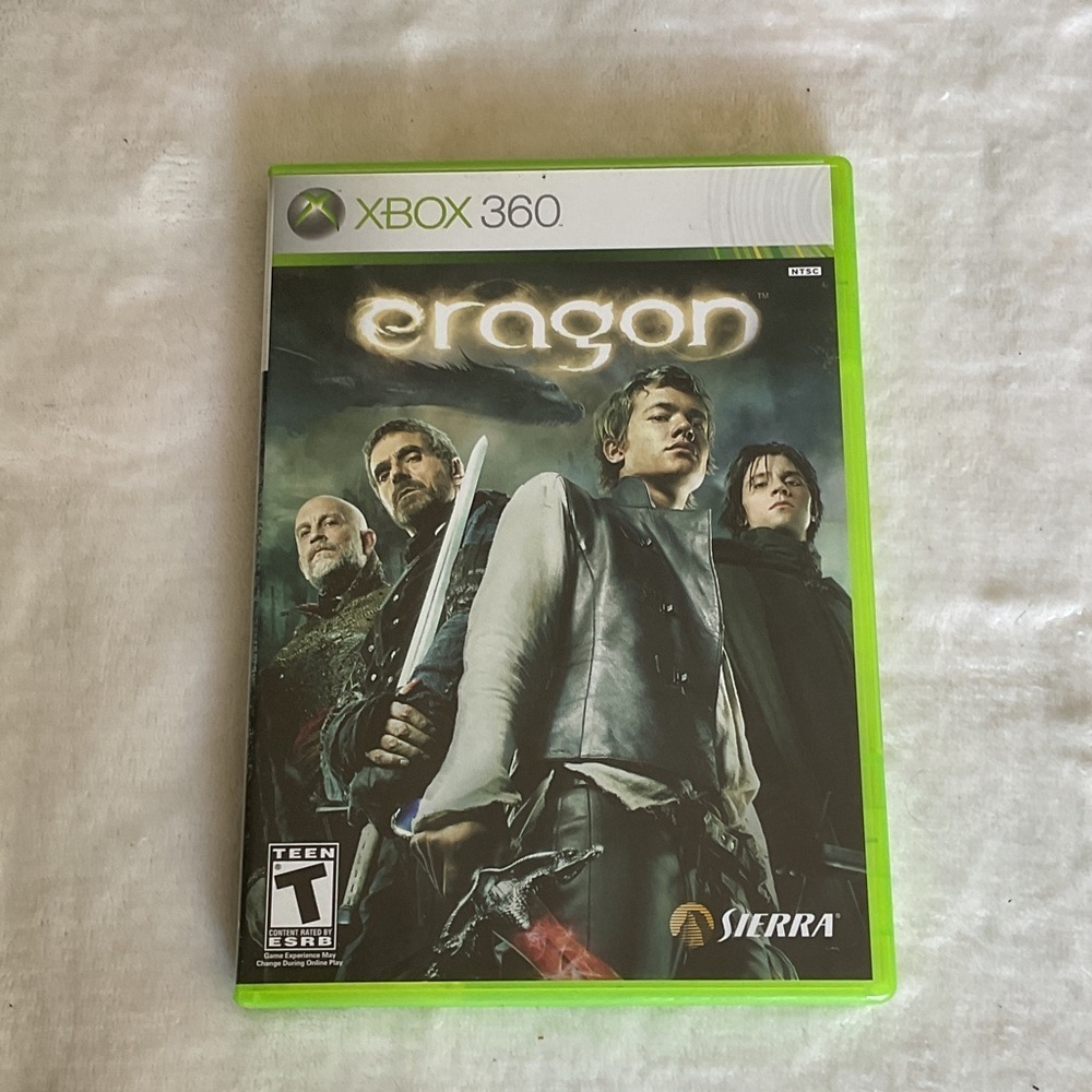 Sierra Eragon Xbox 360 Game - Green Case
